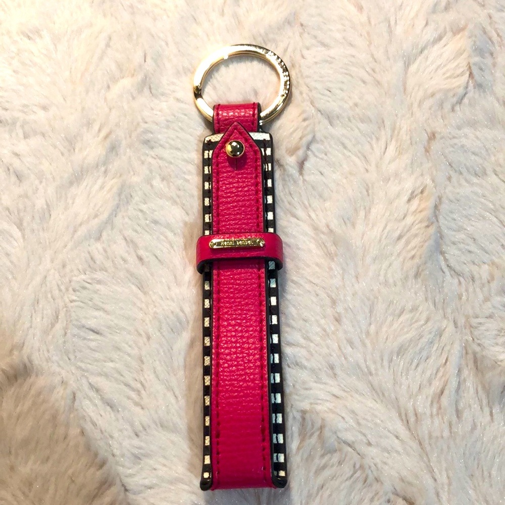 Henri Bendel Leather Key Fob